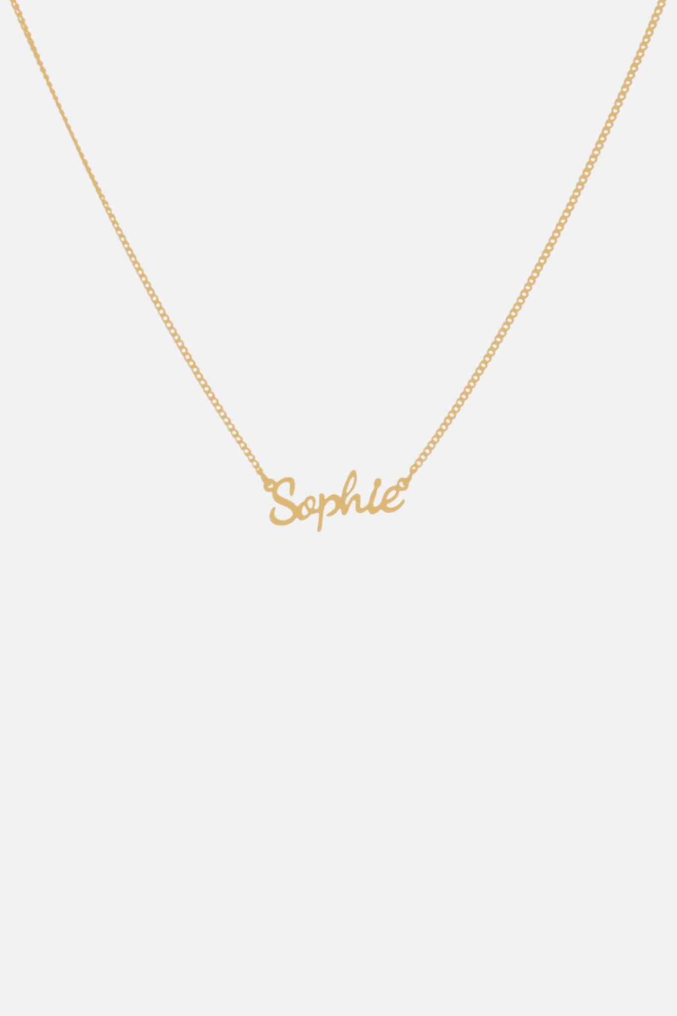 6mm GOLD NAME NECKLACE