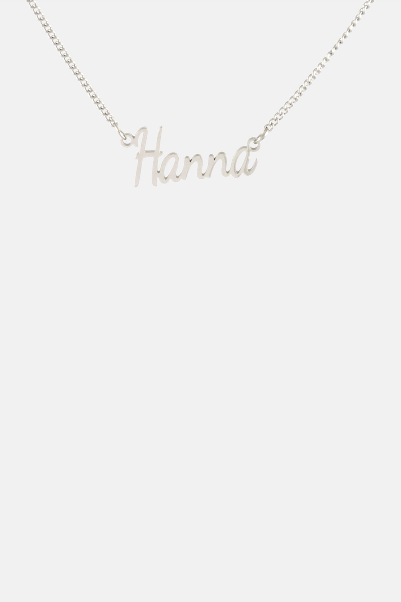 8mm SILVER NAME NECKLACE