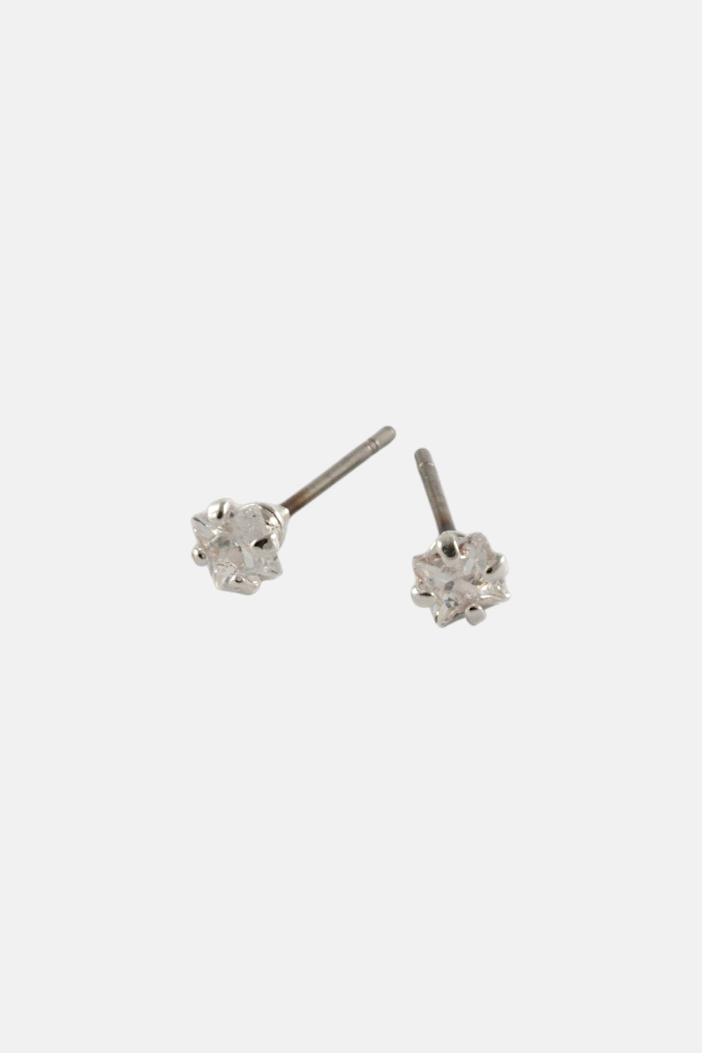 SILVER CZ BAGUETTE STUD AND HUGGIE PACK