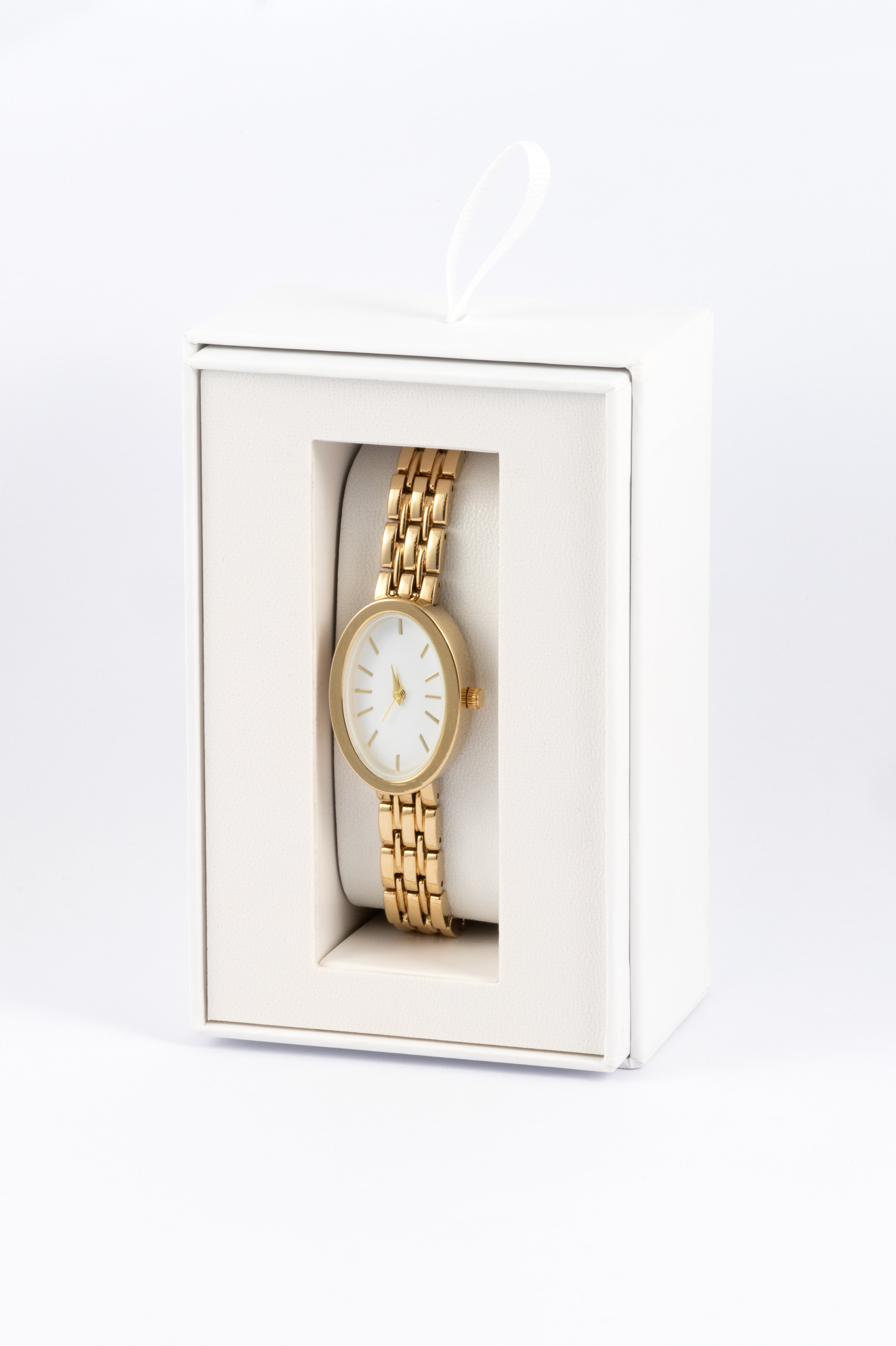 GOLD CLASSIC OVAL FACE LINK WT