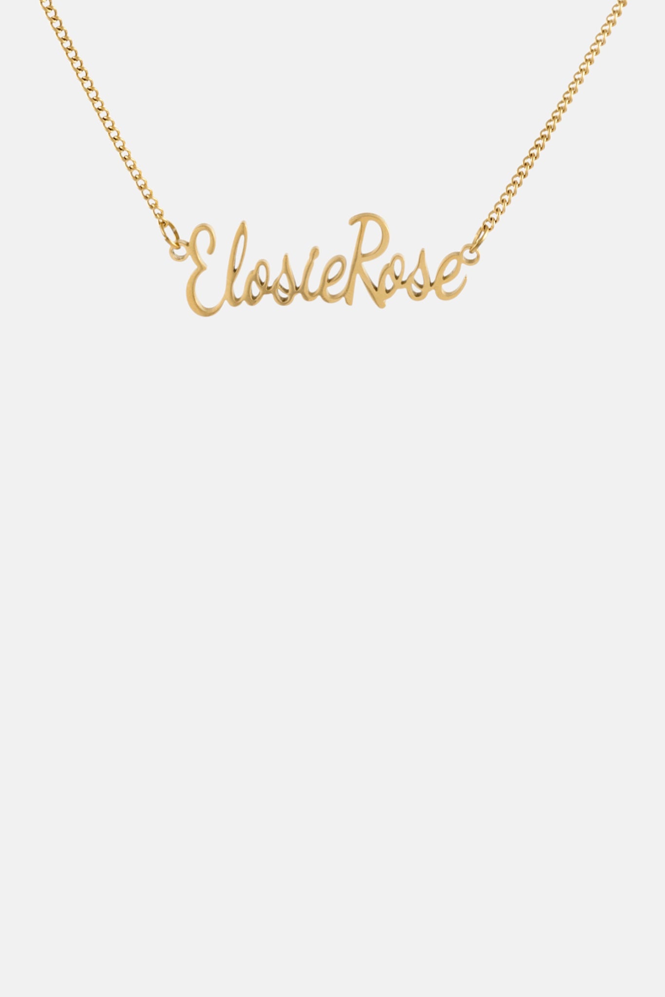 6mm GOLD NAME NECKLACE