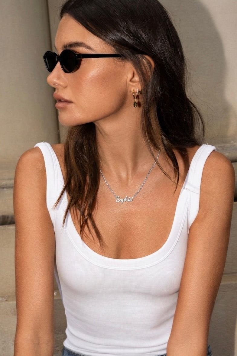 SILVER PERSONALISED NAME NECKLACE